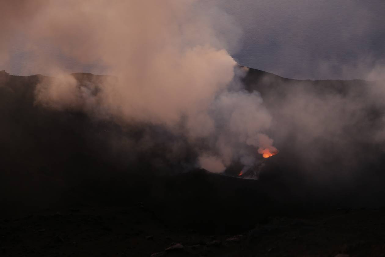 europe's most active volcano, Stromboli.